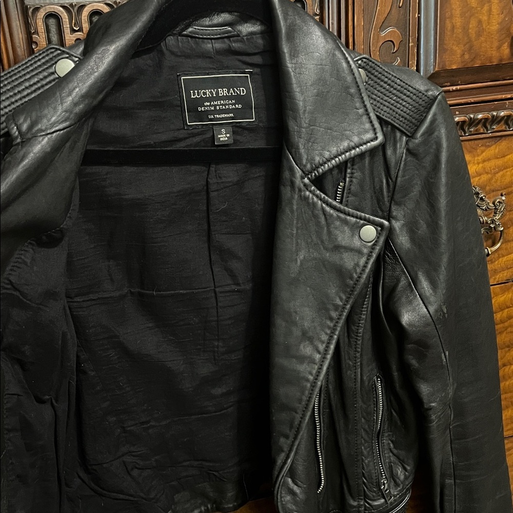 Lucky Brand Black Moto Jacket - Picture 5 of 7